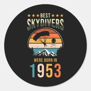 Sticker Rond Poison de Skydiver