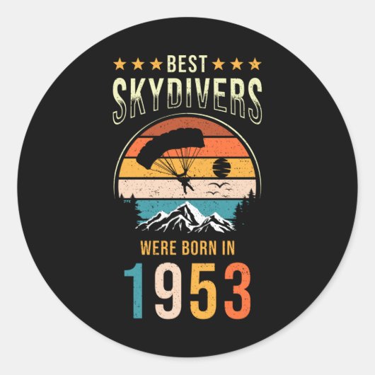 Sticker Rond Poison de Skydiver (Devant)