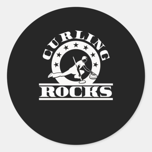Sticker Rond Poison du Curling Rocks (Devant)