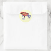 Sticker Rond Poison grenouille (Sac)