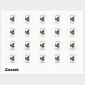 Sticker Rond Poison Ivy (Feuille)