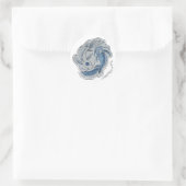 Sticker Rond Poisson.. (Sac)