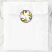 Sticker Rond Poisson 02k3v (Sac)