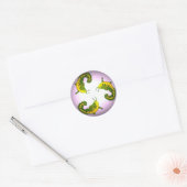 Sticker Rond Poisson 02k3v (Enveloppe)