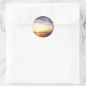 Sticker Rond Poisson à Sunrise ! (Sac)