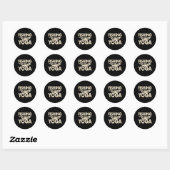 Sticker Rond Poisson de pêche pour poisson de pêche (Feuille)