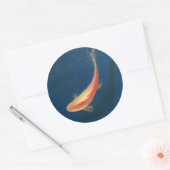 Sticker Rond Poisson d'or (Enveloppe)