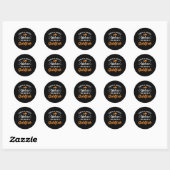 Sticker Rond Poisson D'Or À Moins Que Vous Ne Pouvez Être Un Po (Feuille)