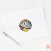 Sticker Rond Poisson Dorado (Enveloppe)