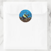 Sticker Rond Poisson tropical (Sac)