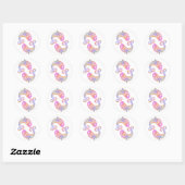 Sticker Rond poissons (Feuille)
