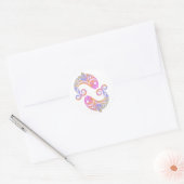 Sticker Rond poissons (Enveloppe)