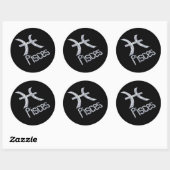 Sticker Rond Poissons (Feuille)