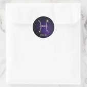 Sticker Rond Poissons (Sac)