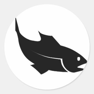 Sticker Rond Poissons de Moreno - pêche Go