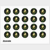 Sticker Rond poitrine (Feuille)