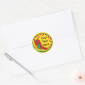 Sticker Rond Poivre chili (Enveloppe)