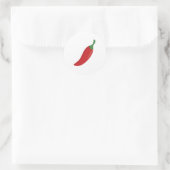 Sticker Rond Poivre rouge chili (Sac)