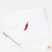 Sticker Rond Poivre rouge chili (Enveloppe)