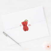 Sticker Rond Poivre rouge chili (Enveloppe)
