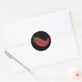 Sticker Rond Poivre rouge chili (Enveloppe)