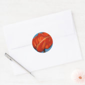 STICKER ROND POIVRE ROUGE CLAIR (Enveloppe)