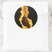 Sticker Rond Poivron fantôme (Sac)