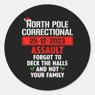 Sticker Rond Pôle Nord Ault Oublié D'Éclater Le Ha
