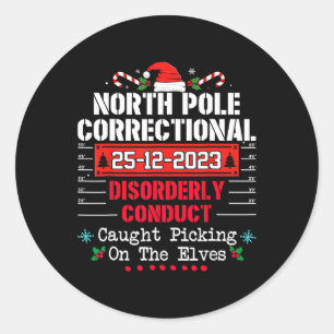 Sticker Rond Pôle Nord Conduite Correctionnelle Désordonnée Pri