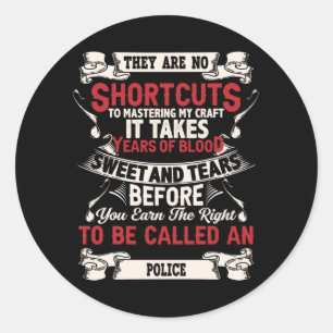 Sticker Rond Police