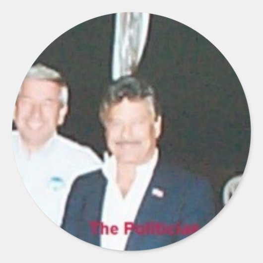 Sticker Rond politicien voleur (Devant)