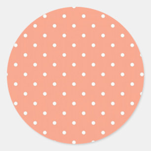 Sticker Rond Polka dot
