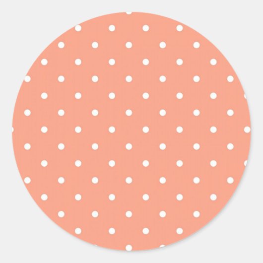 Sticker Rond Polka dot (Devant)