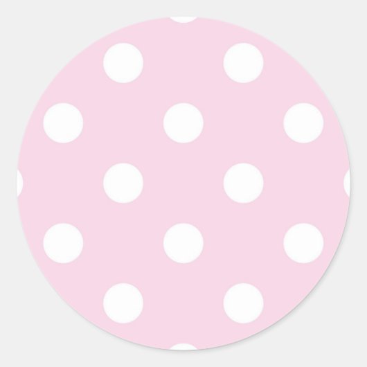Sticker Rond Polka dot (Devant)