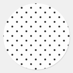 Sticker Rond Polka dot