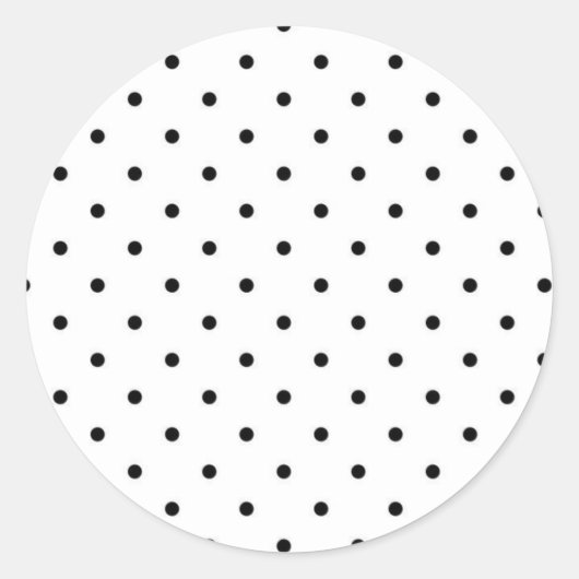 Sticker Rond Polka dot (Devant)