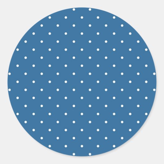 Sticker Rond Polka dot (Devant)