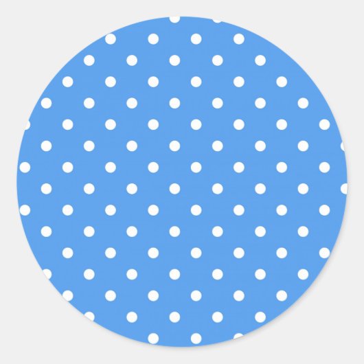 Sticker Rond Polka dot (Devant)