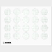 Sticker Rond Polka dot (Feuille)