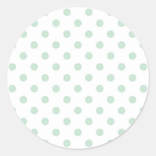 Sticker Rond Polka dot