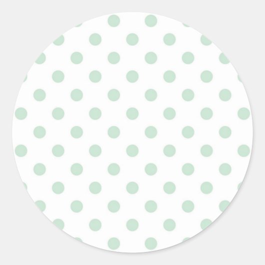 Sticker Rond Polka dot (Devant)