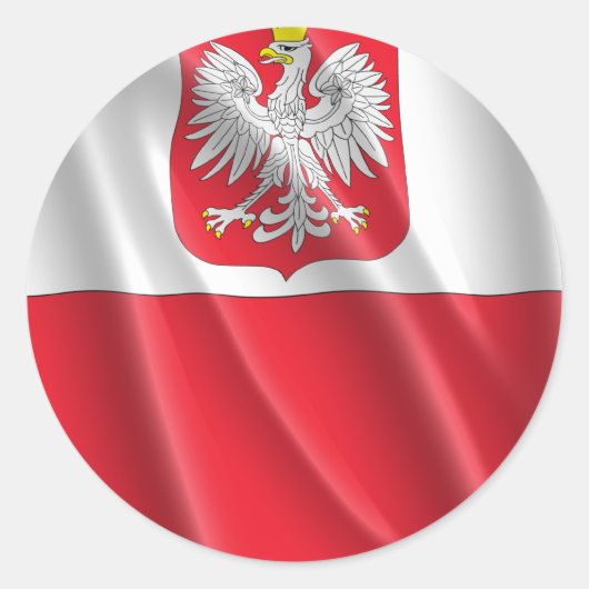 STICKER ROND POLOGNE (Devant)