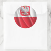 STICKER ROND POLOGNE (Sac)