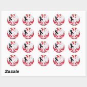 Sticker Rond Pologne 04/10/2010 (Feuille)