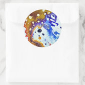 Sticker Rond Polychromoptique #1B par Michael Moffa (Sac)