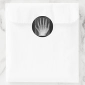 Sticker Rond Polydactylo, Six Doigts, X-Ray, rareté ! (Sac)