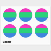 Sticker Rond Polysexuel (Feuille)