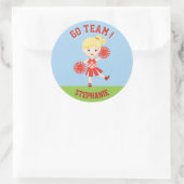Sticker Rond Pom-pom girl (Sac)