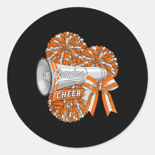 Sticker Rond Pom-Pom Grand-mère Grand-mère Arc Sport Cheerleade
