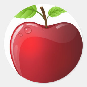 Sticker Rond pomme